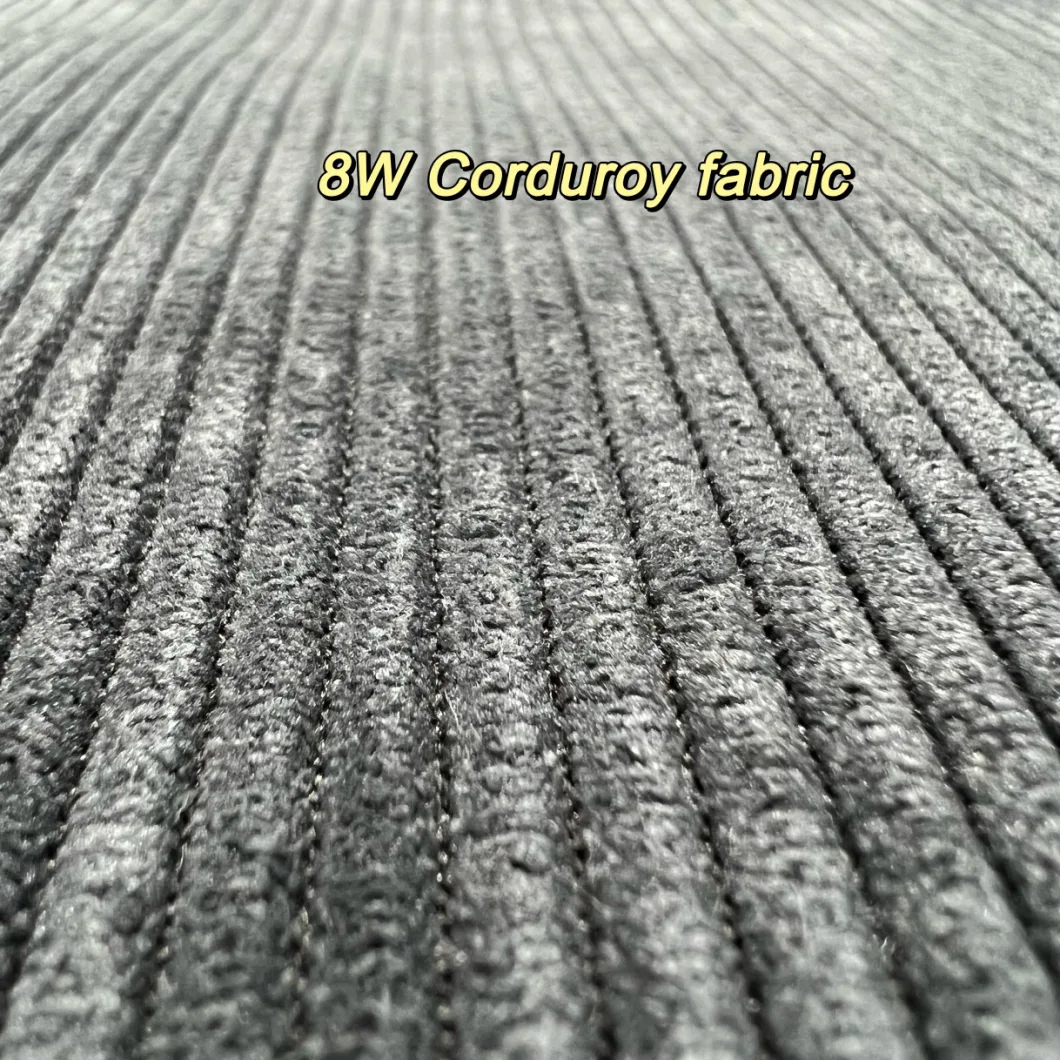 Tn Textile Decorative Polyester Corduroy Fabric with Waterproof for Upholstery Furniture Home Textile Chair Sofa