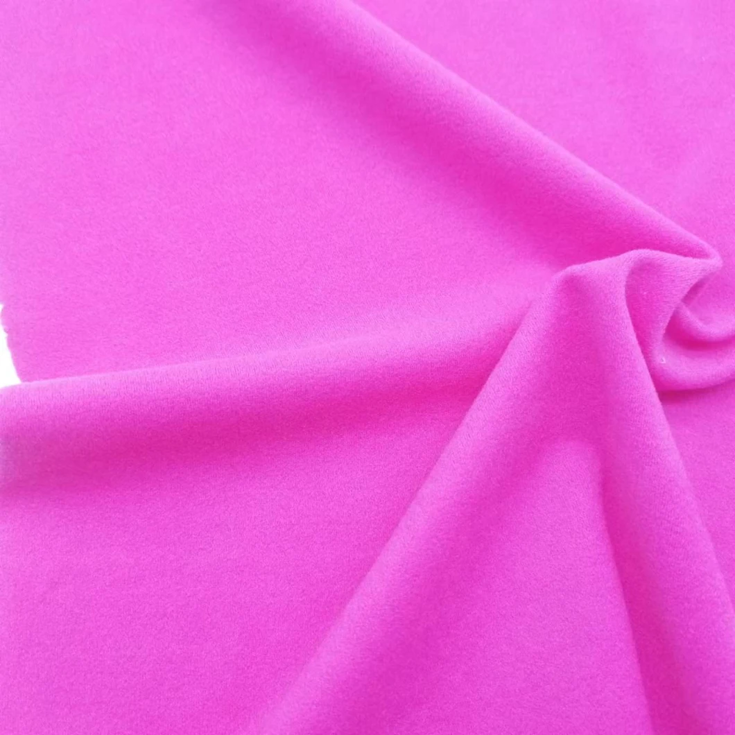 Fleece Breathable 4 Way Stretch 84% Nylon 16% Spandex Tricot Fabric for Hoodie Pants Jacket Dress Toy Mattress Sportswear Yoga Legging Garment