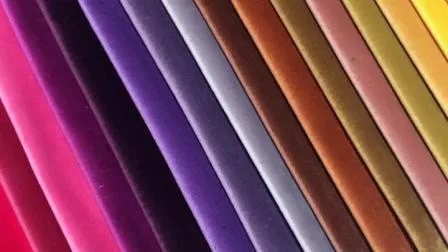 Gewebter Velure-Polyester, gefärbter Samt, schlichter Heimtextilien-Sofa-Polsterstoff